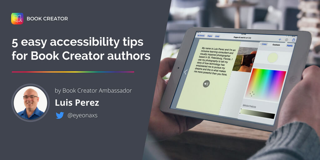 5 easy accessibility tips for Book Creator authors