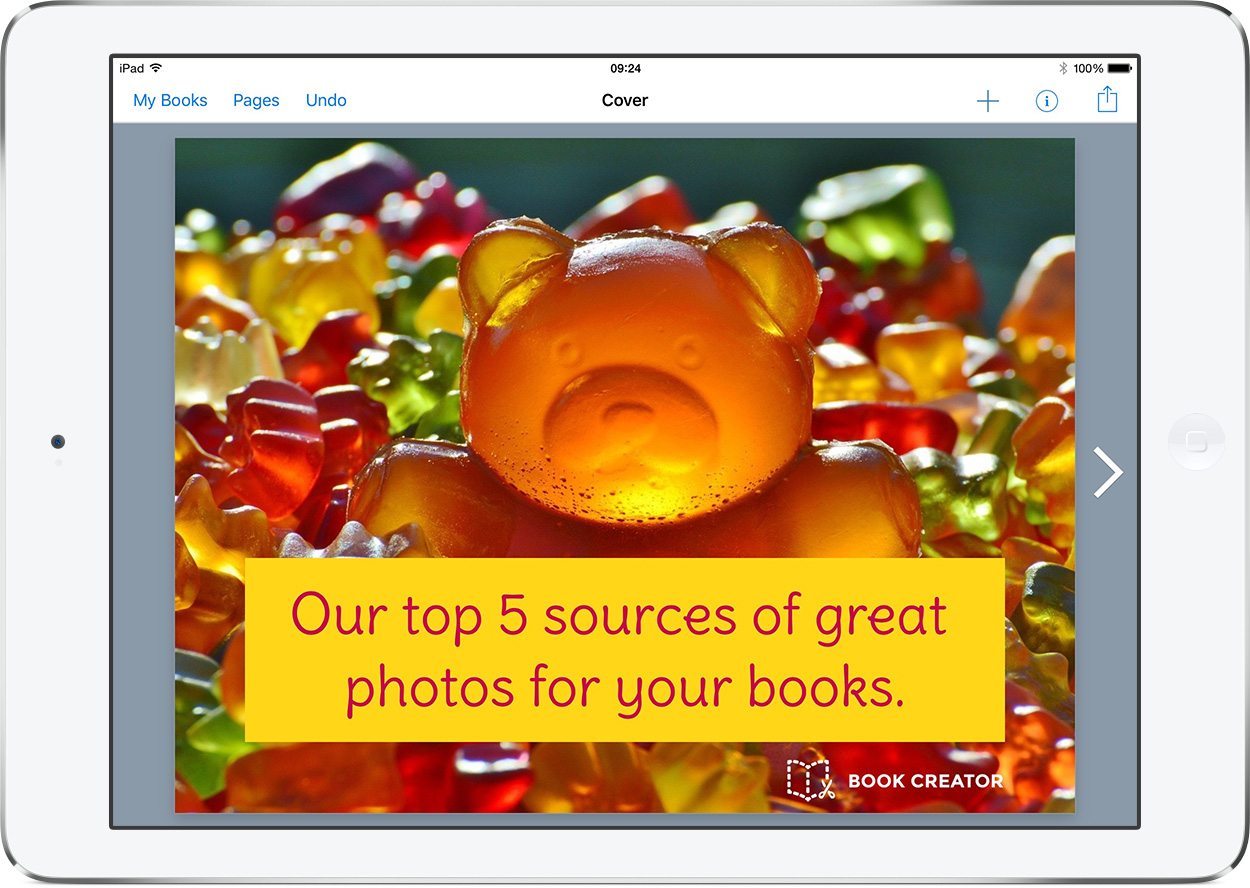 Our top 5 sources of great photos for your books